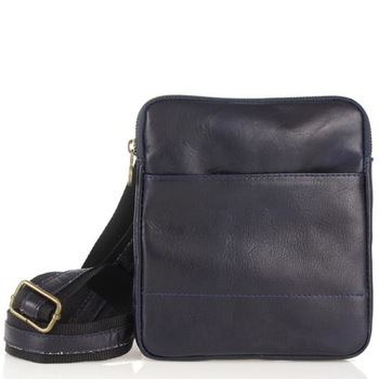 Geanta Paolo din piele naturala pentru barbati, albastru inchis Geanta Paolo din piele naturala pentru barbati, albastru inchis