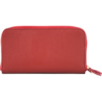 Portofel Olinda din piele naturala pentru femei, rosu Portofel Olinda din piele naturala pentru femei, rosu