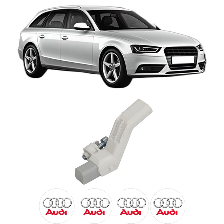 Senzor impulsuri arbore cotit AUDI A4 B8 Avant (8K5) 2.0 TDI quattro din 2013-2015 KW 110 CP 150 CMC 1968, pentru pornire auto, Bosch, 4x Stickere auto cu AUDI