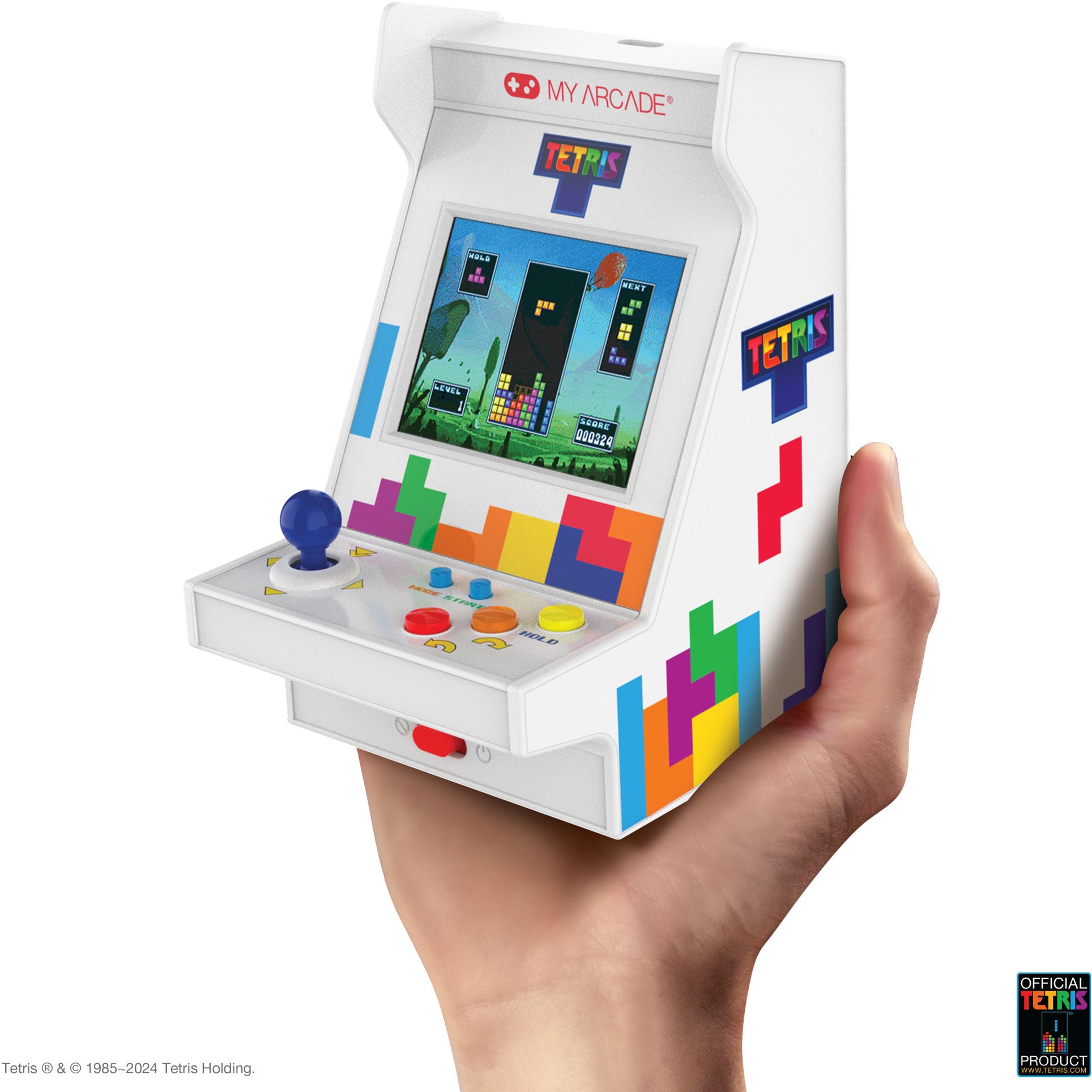 Consola portabila My Arcade Nano Player Pro 4.8" Tetris Portable Retro Arcade, 201 Jocuri