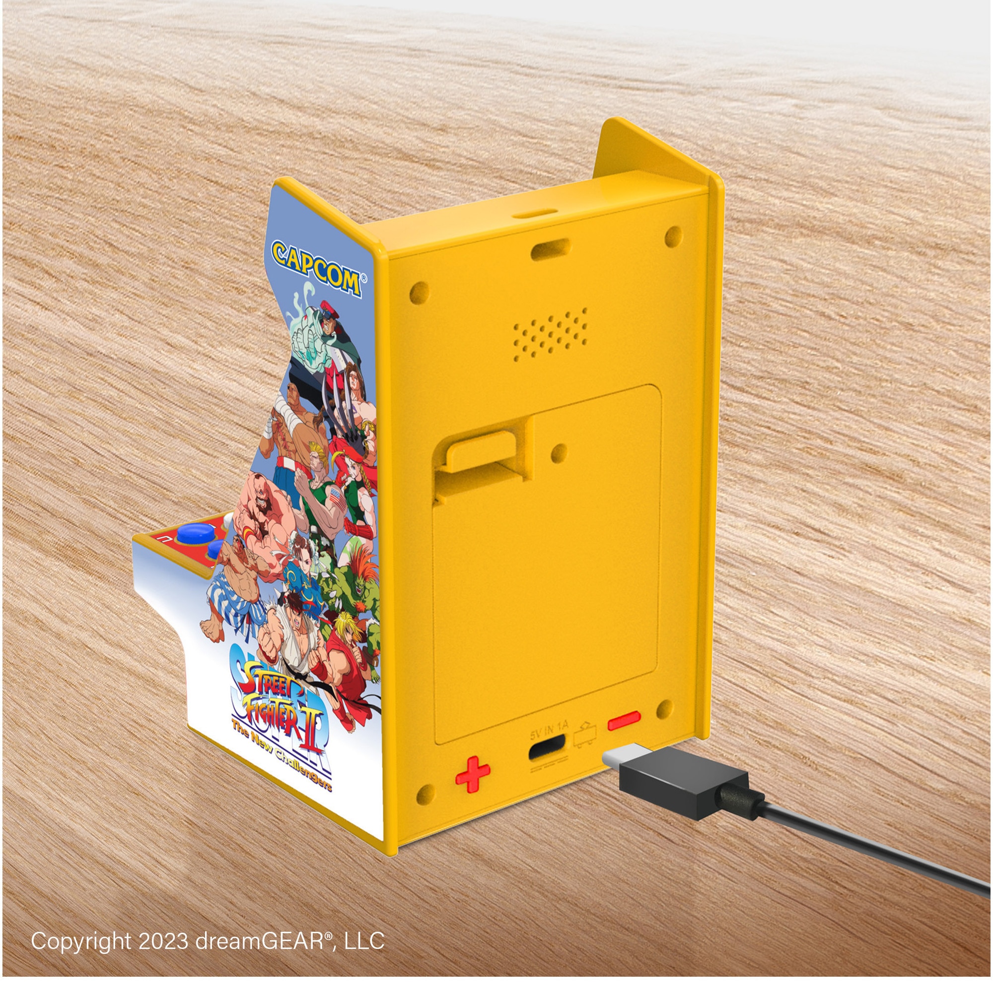 Consola portabila My Arcade Nano Player Pro 4.8" Super Street Fighter II Portable Retro Arcade, 2 Jocuri