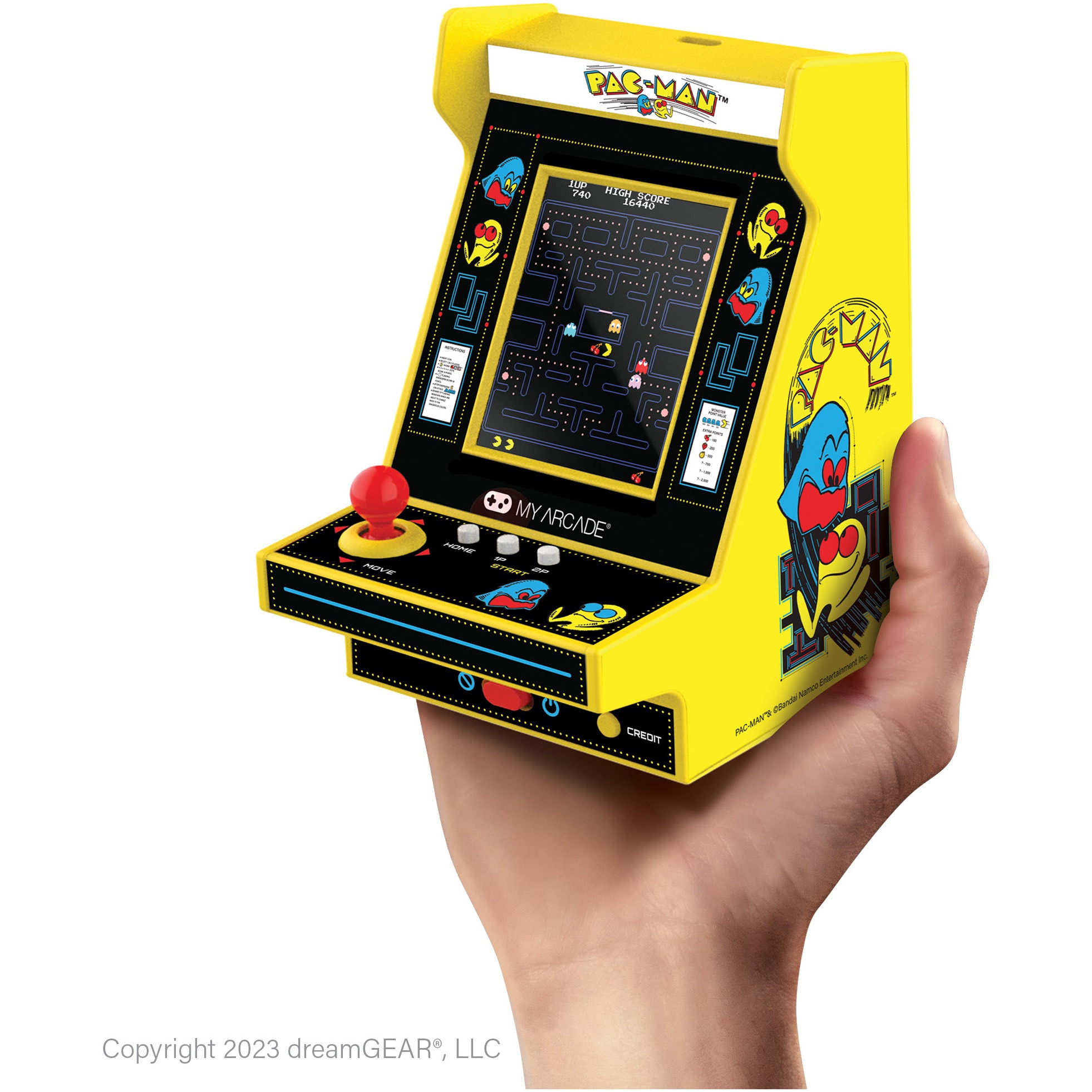 Consola portabila My Arcade Nano Player Pro 4.8" PacMan Portable Retro Arcade