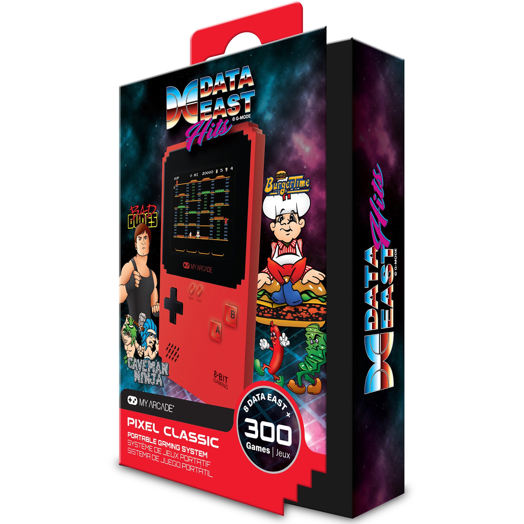 Consola portabila My Arcade Pixel Classic, 308 Jocuri