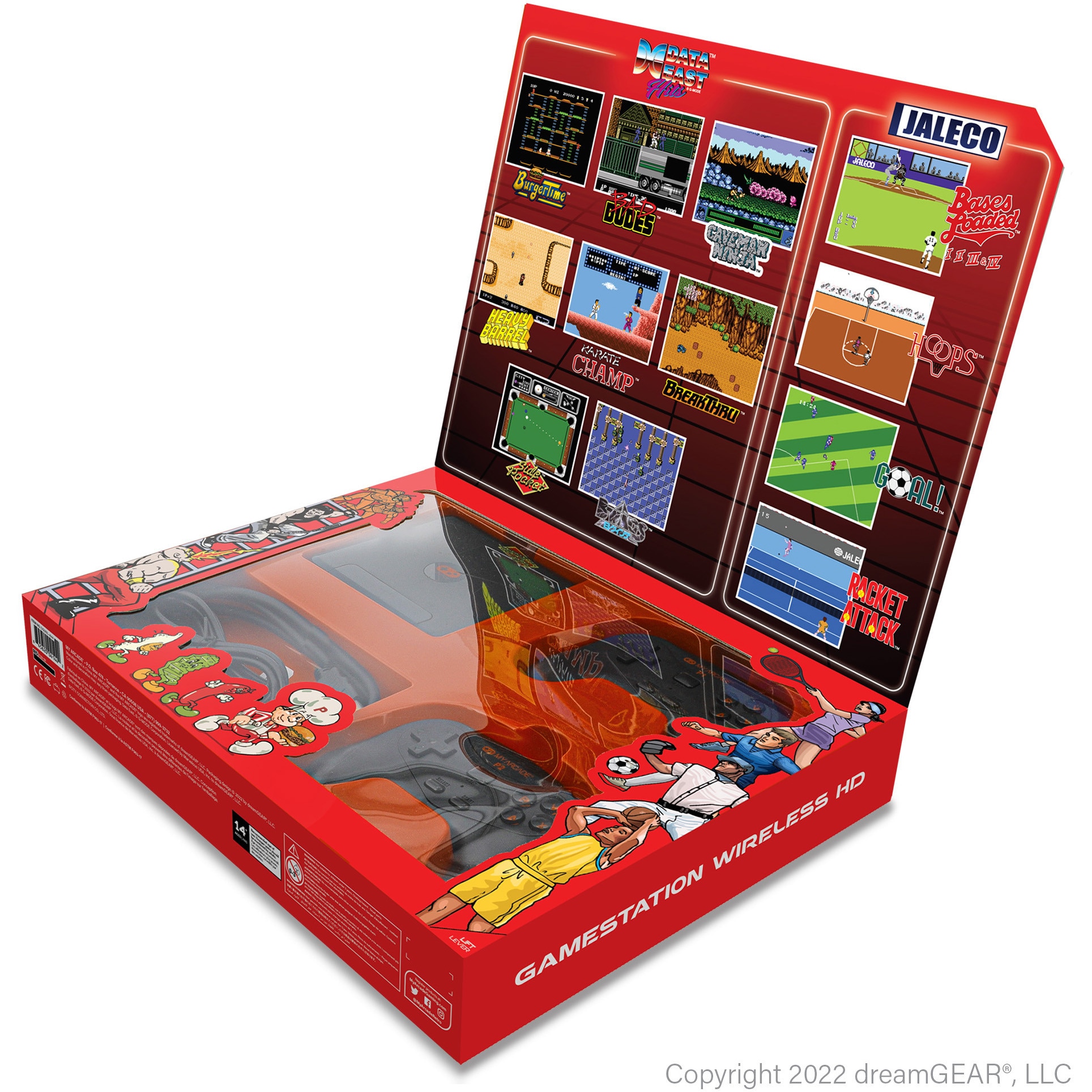 Consola portabila My Arcade Gamestation Wireless With Data East And Jaleco Hits, peste 250 Jocuri