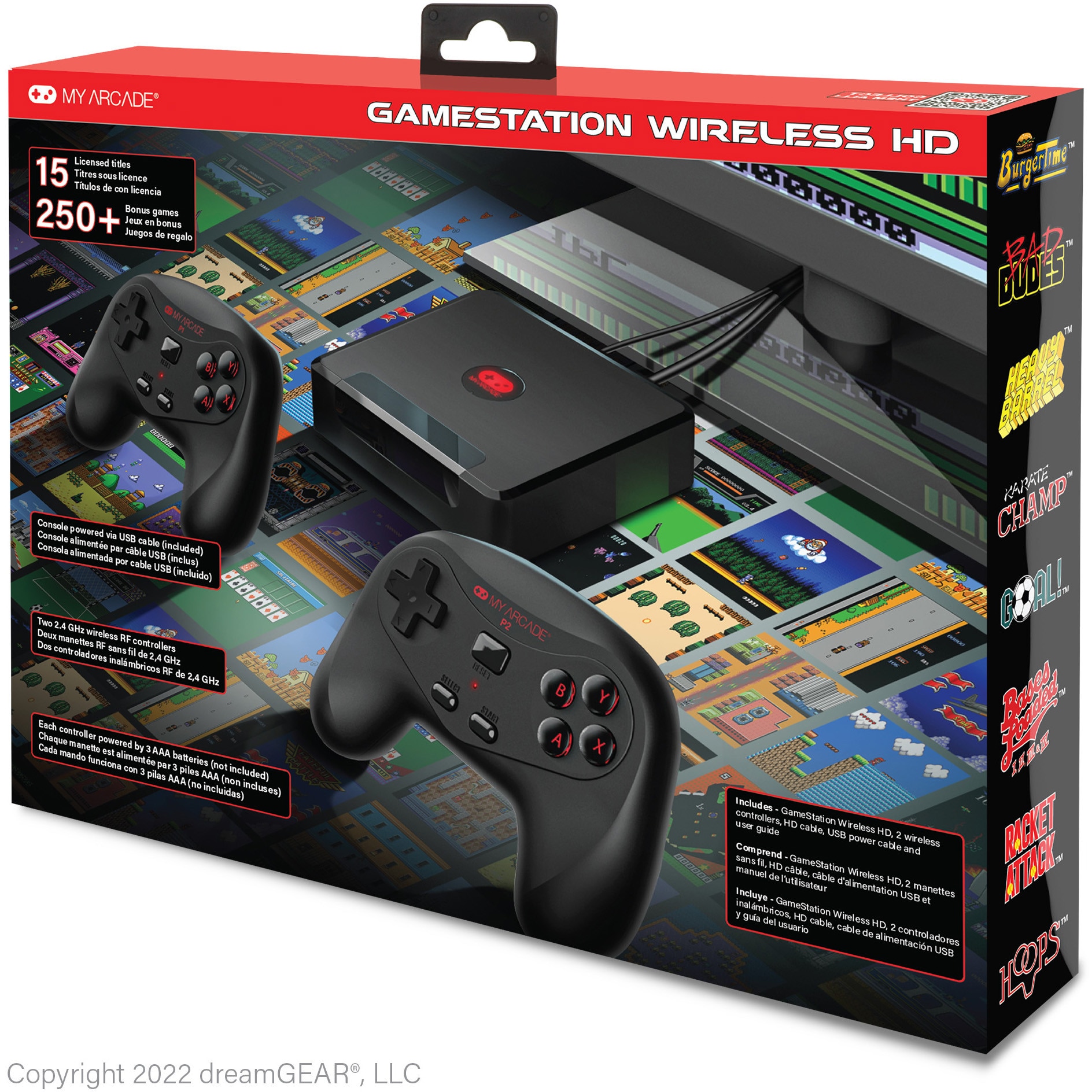 Consola portabila My Arcade Gamestation Wireless With Data East And Jaleco Hits, peste 250 Jocuri