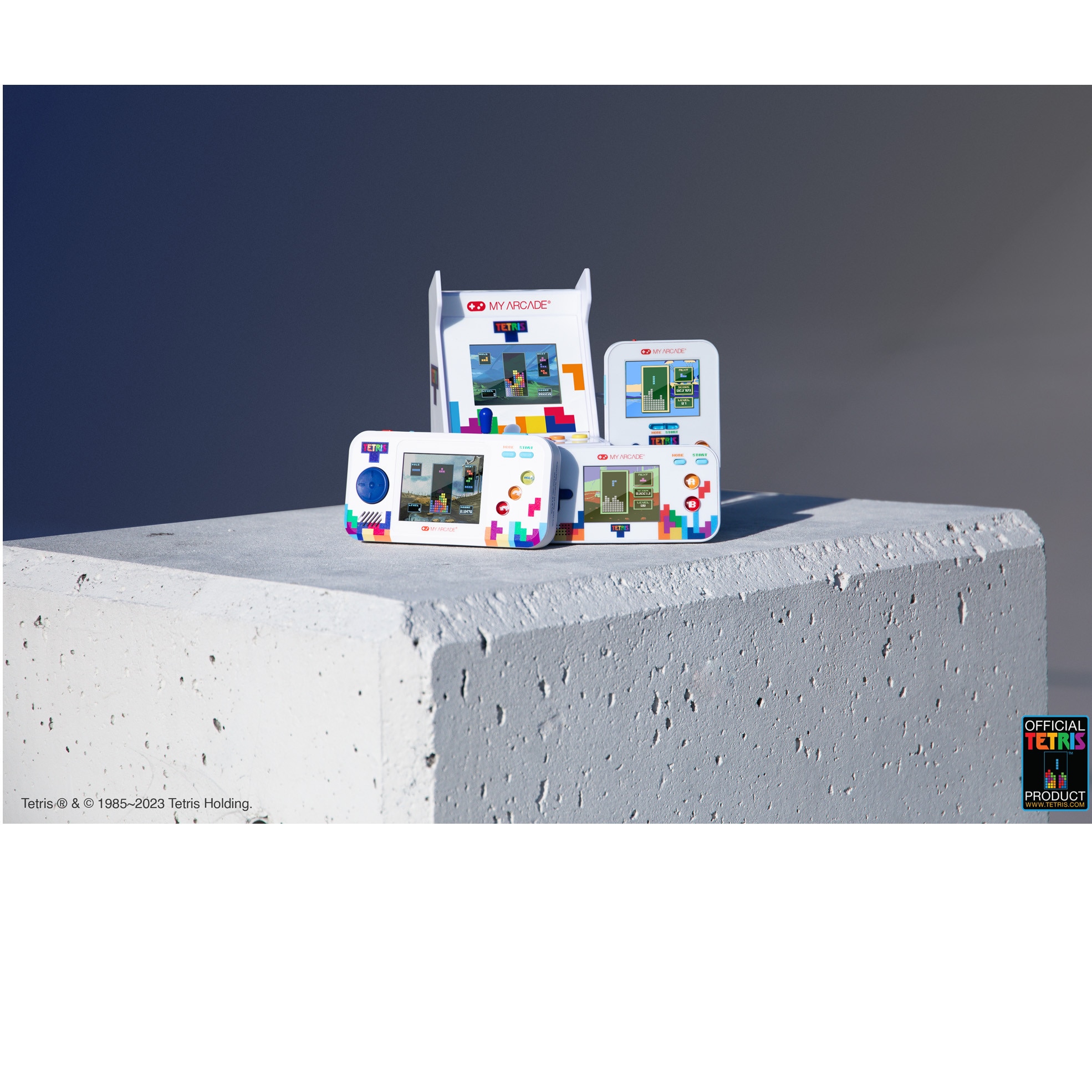 arcade friends VS-1P 乳白緑 Consola portabila My Arcade Go Gamer Tetris Portable Video Game