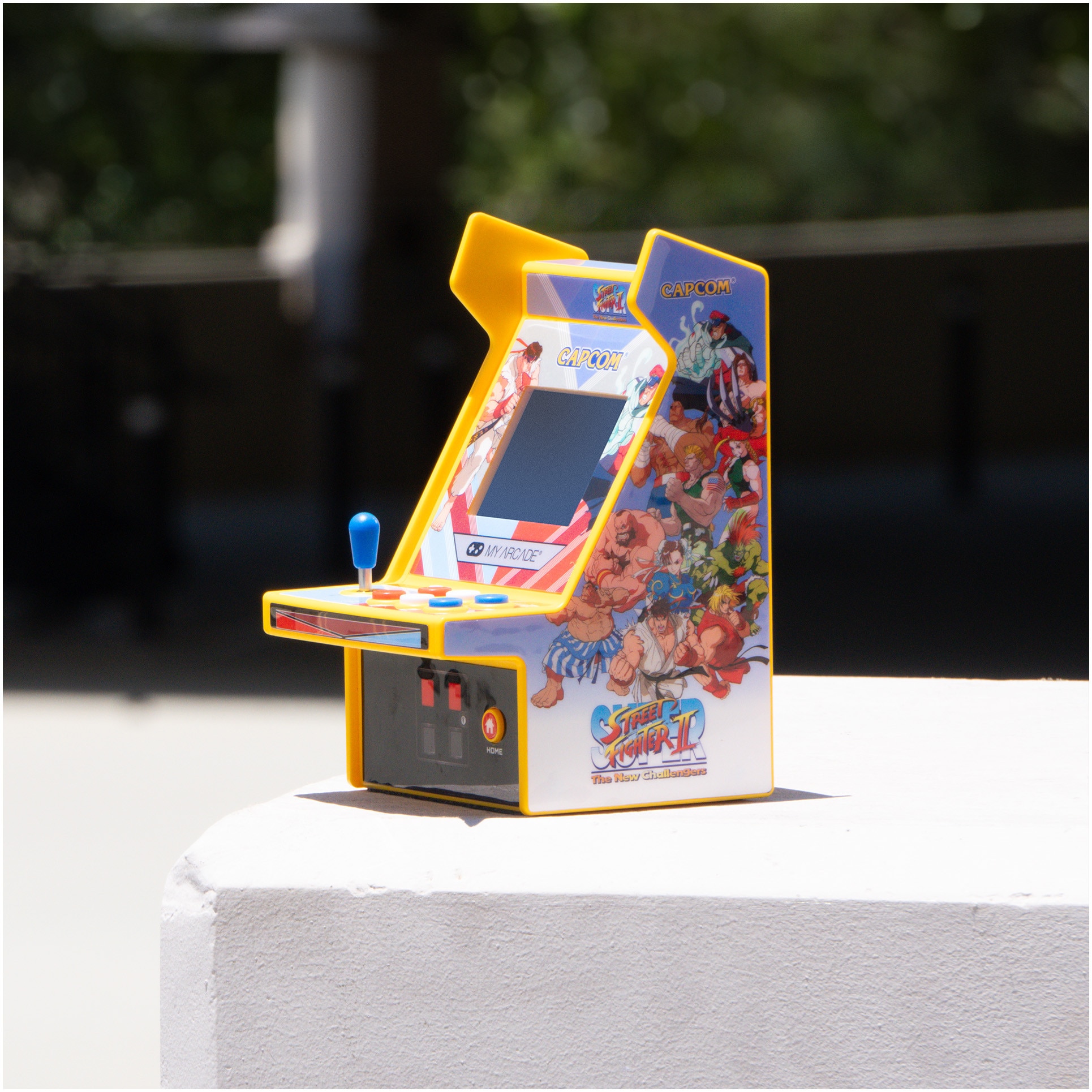 Consola portabila My Arcade Micro Player Pro 6.7" Super Street Fighter II Portable Retro Arcade, 2 Jocuri