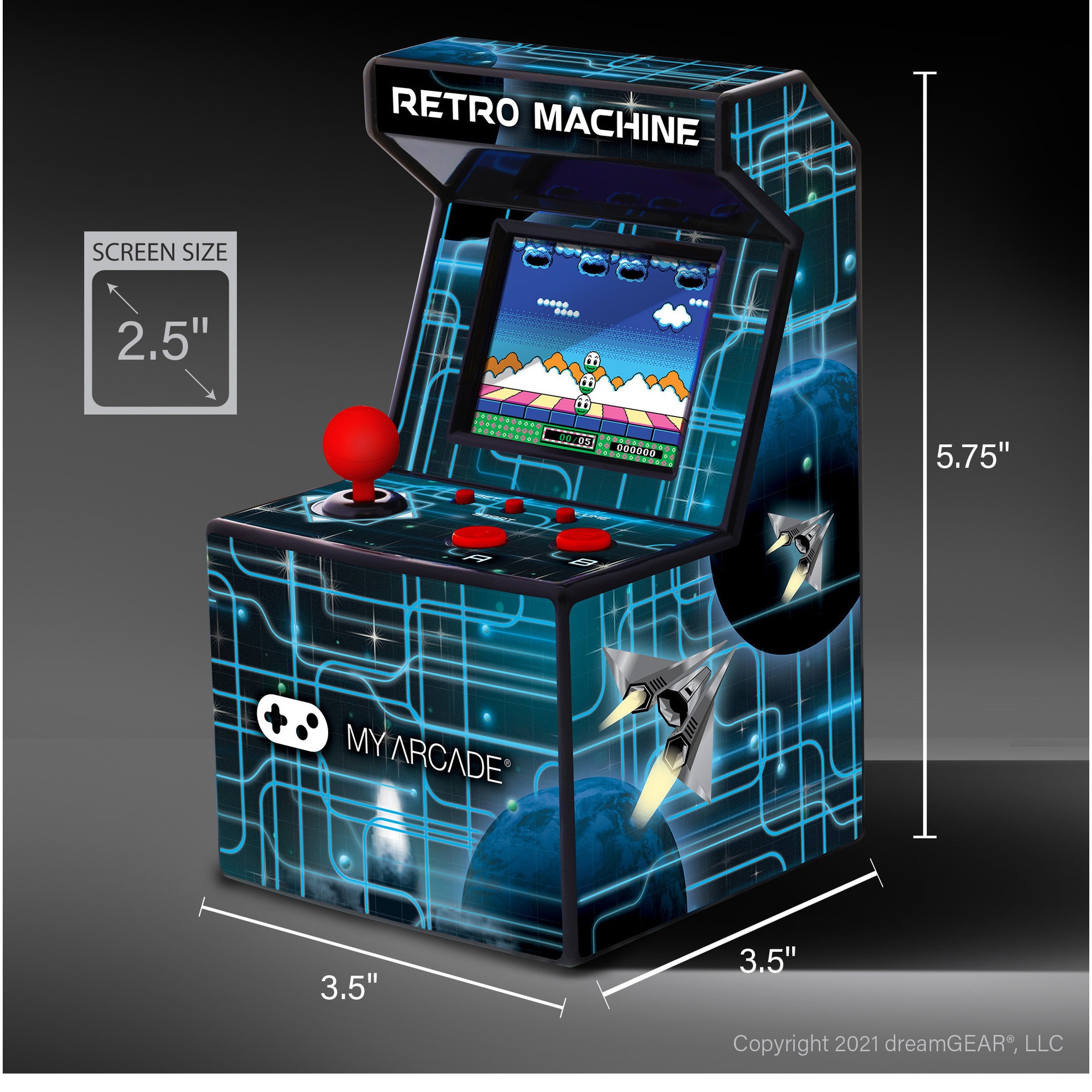 Consola portabila My Arcade Retro Machine, 200 Jocuri