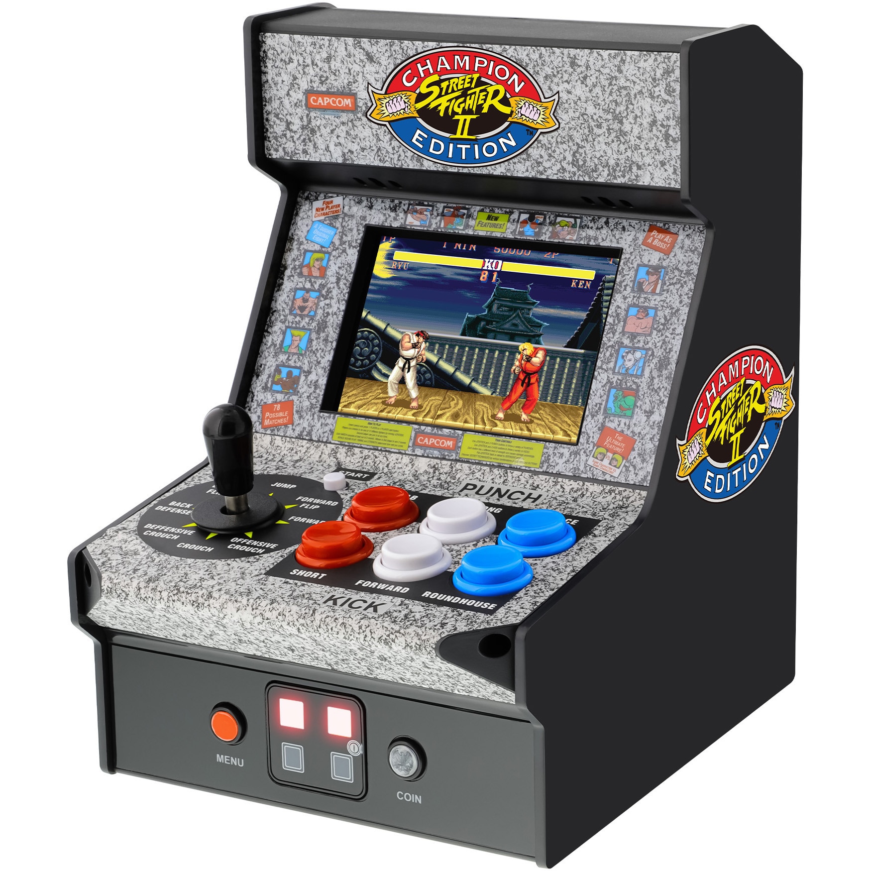 Consola portabila My Arcade Micro Player 7.5" Street Fighter II Champion Edition Collectible Retro