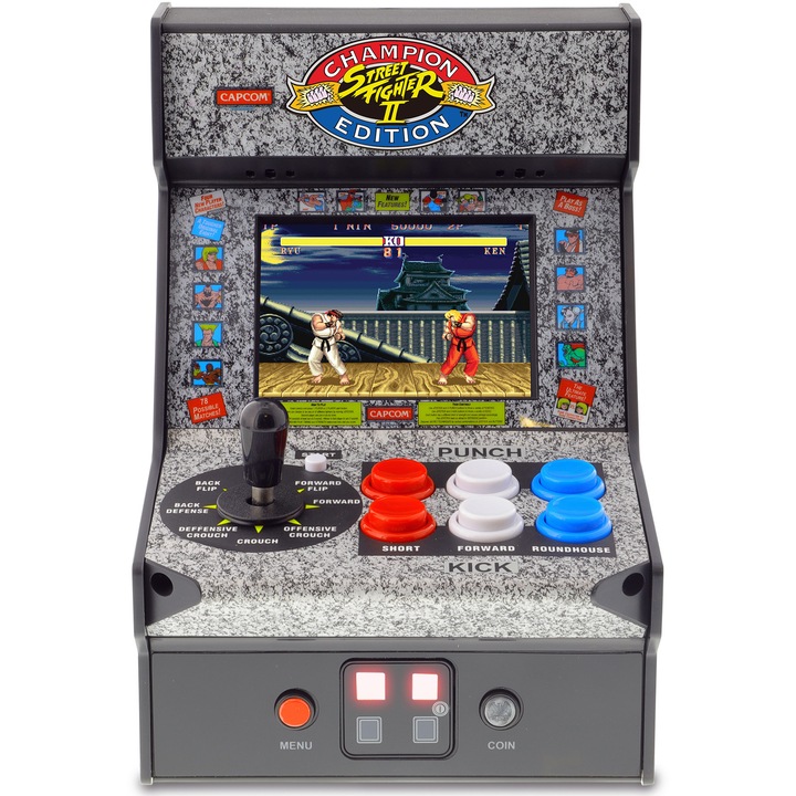 Consola portabila My Arcade Micro Player 7.5" Street Fighter II Champion Edition Collectible Retro