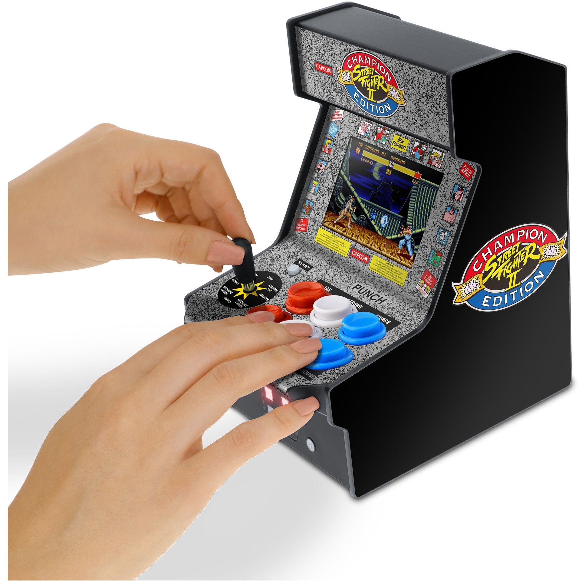 Consola portabila My Arcade Micro Player 7.5" Street Fighter II Champion Edition Collectible Retro