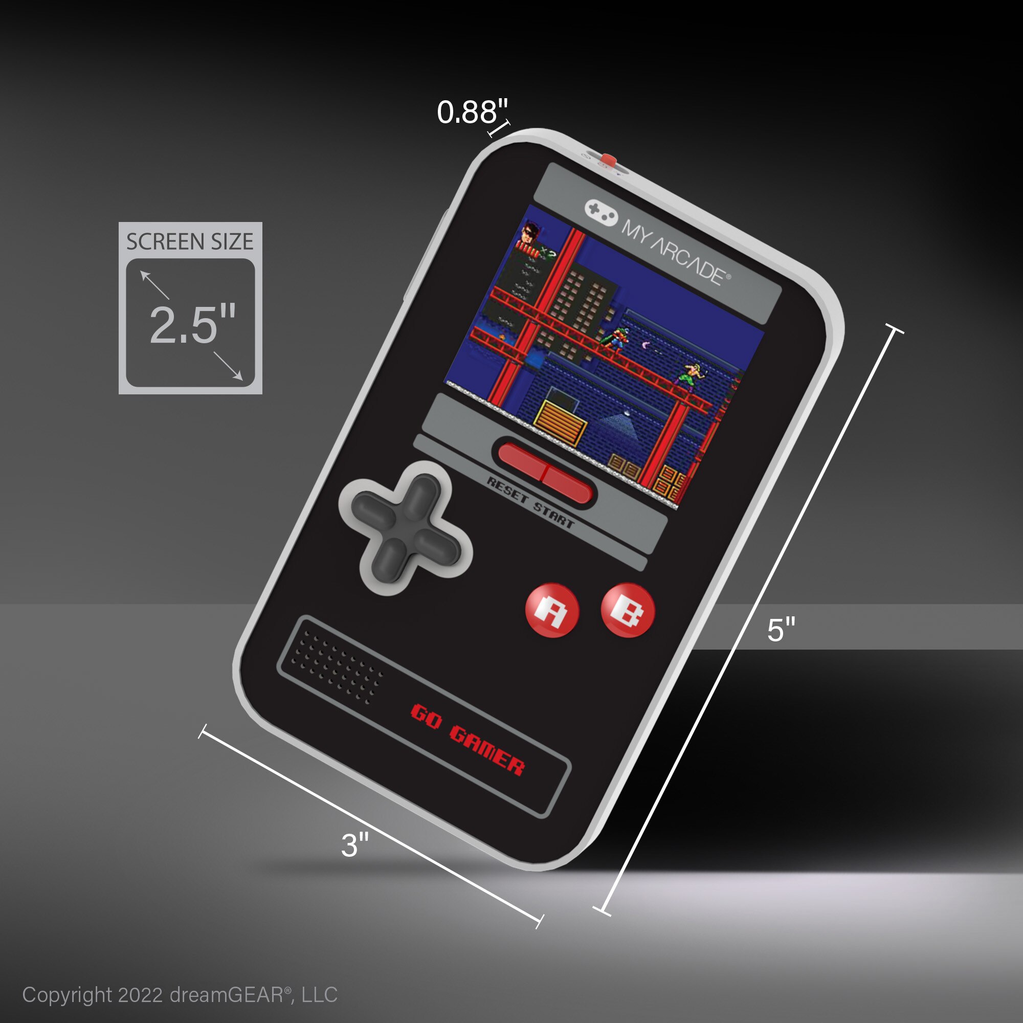 Consola portabila My Arcade Go Gamer Classic, 300 Jocuri