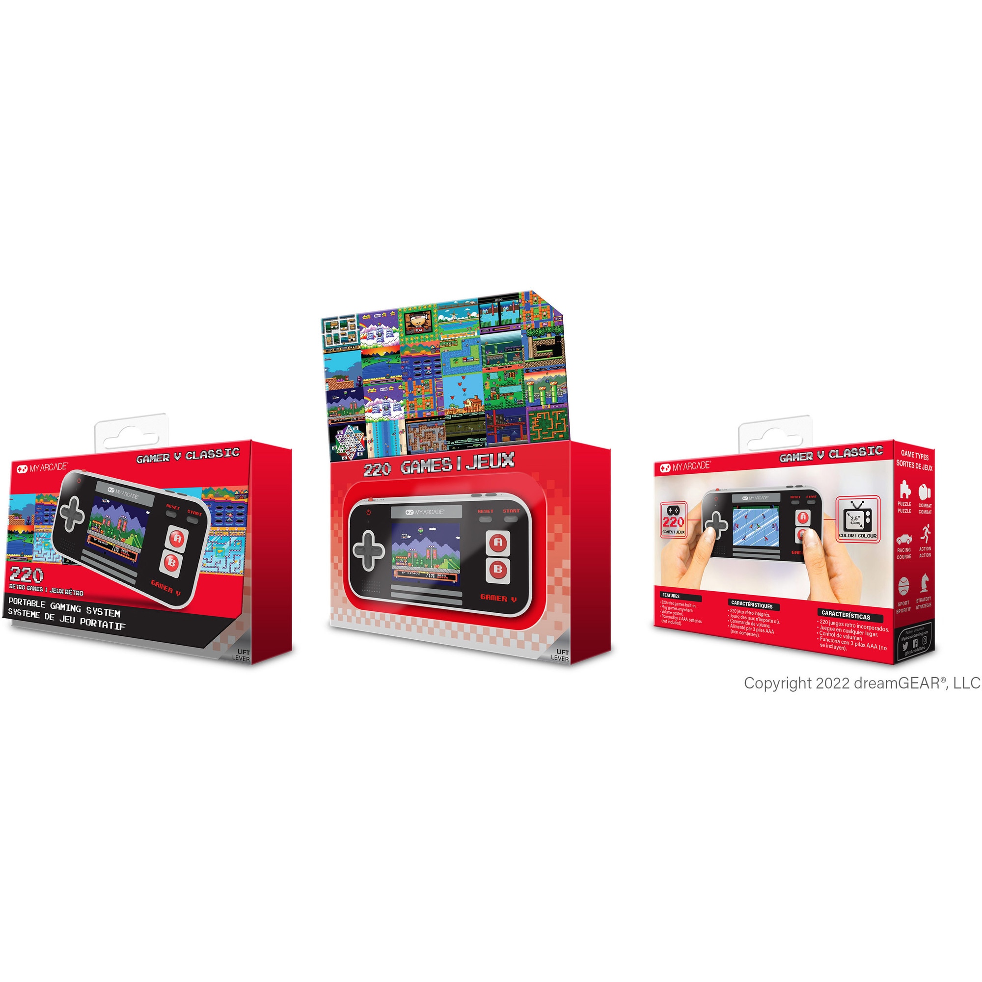 Consola portabila My Arcade Gamer V Classic, 220 Jocuri