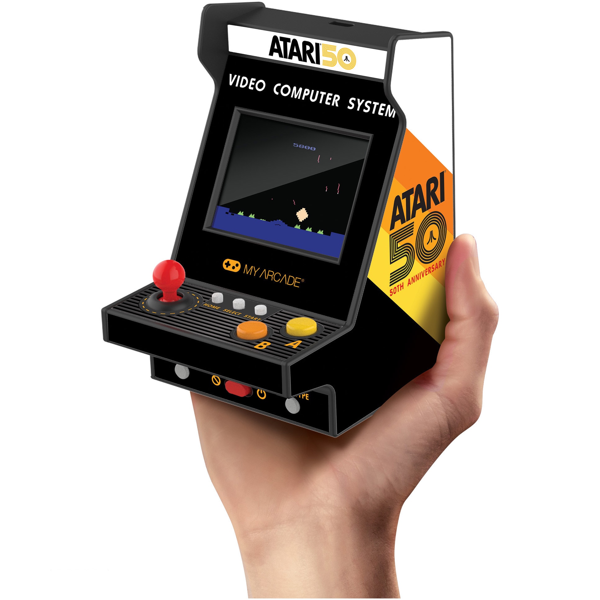 Consola portabila My Arcade Nano Player Pro 4.8" Atari Portable Retro Arcade, 75 Jocuri