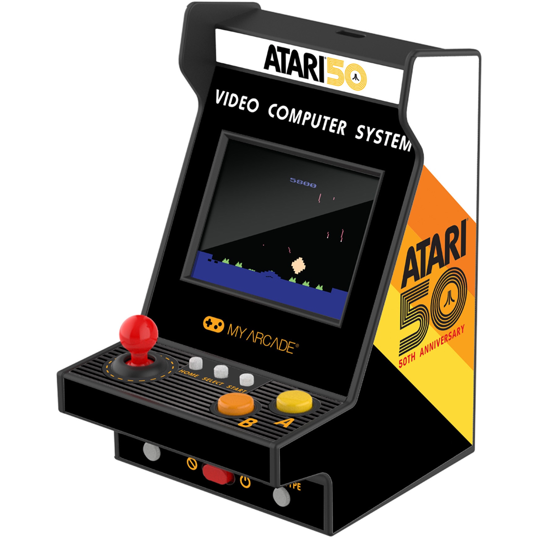 Consola portabila My Arcade Nano Player Pro 4.8" Atari Portable Retro Arcade, 75 Jocuri