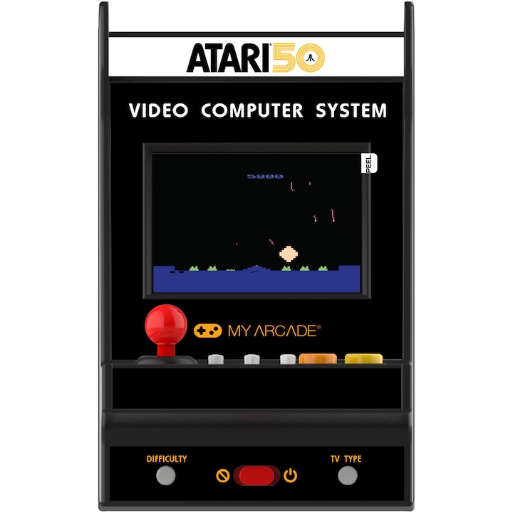 Consola portabila My Arcade Nano Player Pro 4.8" Atari Portable Retro Arcade, 75 Jocuri