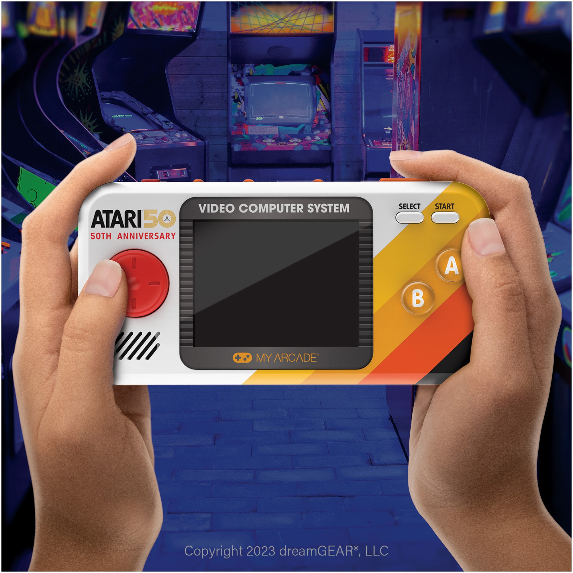 Consola portabila My Arcade Pocket Player Pro Atari Portable Gaming System, 100 Jocuri