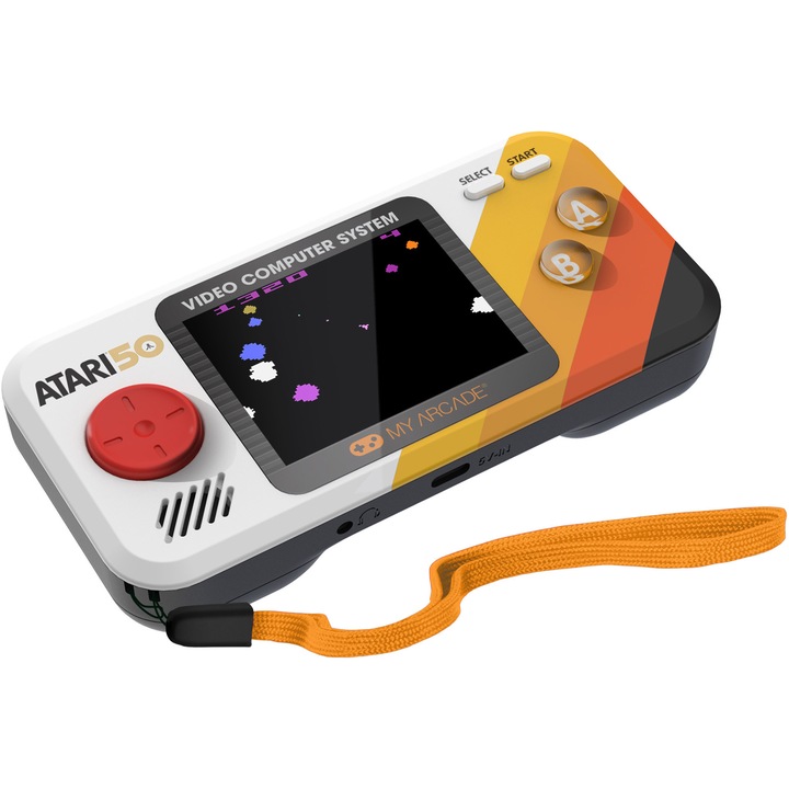 Consola portabila My Arcade Pocket Player Pro Atari Portable Gaming System, 100 Jocuri