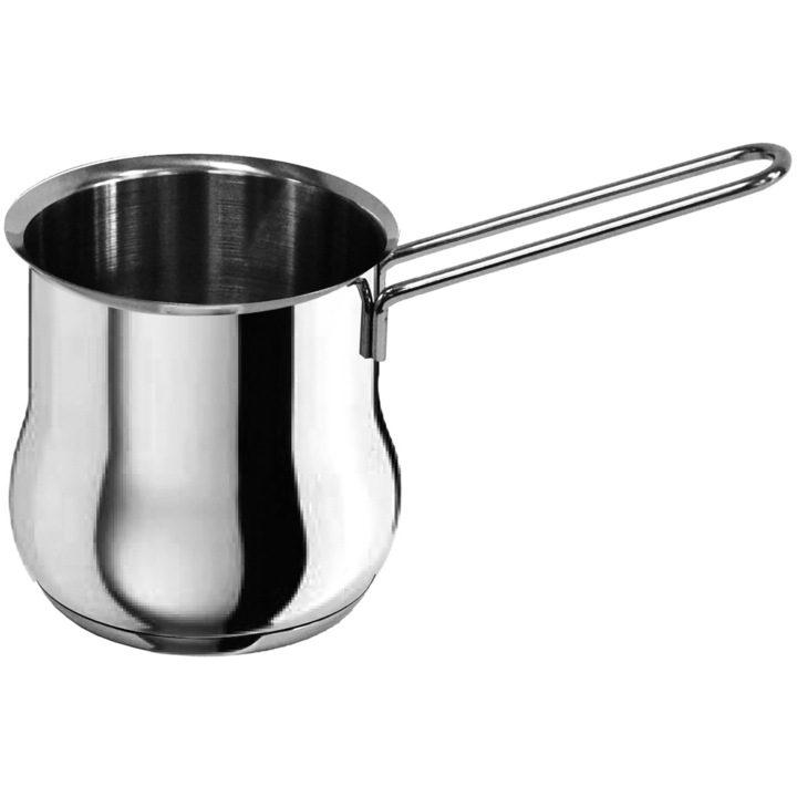 Ibric Montini inox 18/10, 1000ml, baza triplustratificata, capacitate de 1 litru