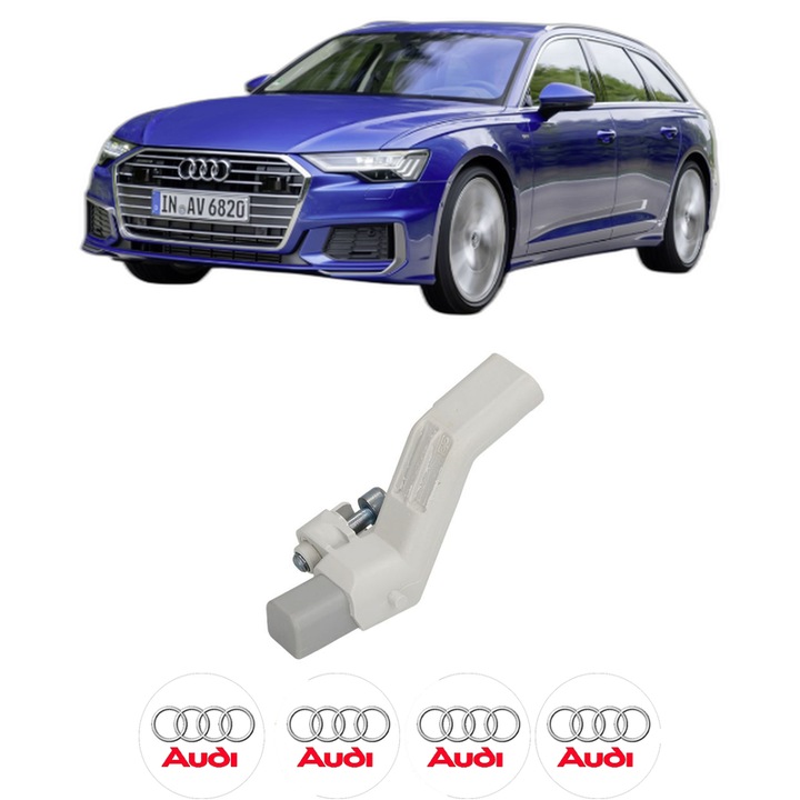 Senzor impulsuri arbore cotit AUDI A6 C8 Avant (4A5) 40 TDI Mild Hybrid din 2018 KW 150 CP 204 CMC 1968, pentru pornire auto, Bosch, 4x Stickere auto cu AUDI