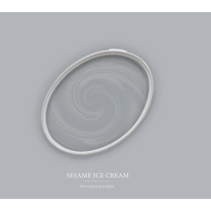 Vopsea lavabila de interior, The Color Kitchen, 5L, gri mat, aplicare curata, rezistenta la abraziune umeda