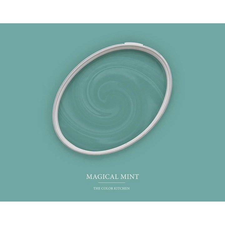 Vopsea lavabila The Color Kitchen, 5L, verde mat, dispersie pe baza de apa, aplicare curata fara stropi, acoperire excelenta