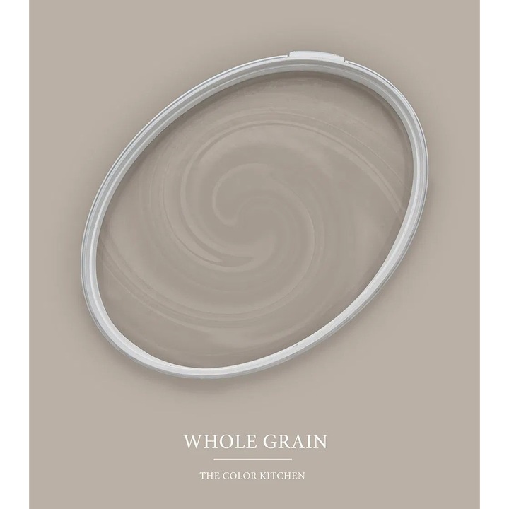 Vopsea lavabila de interior, The Color Kitchen, taupe mat, 5L, aplicare curata fara stropi, rezistenta la abraziune umeda