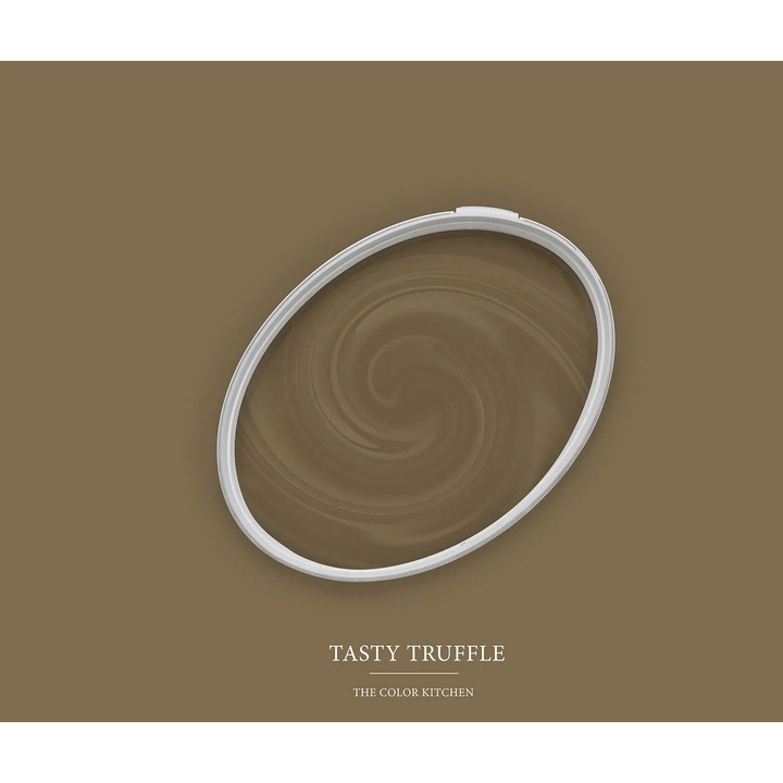 Vopsea lavabila de interior, The Color Kitchen, 5L, maro mat, aplicare curata, rezistenta la abraziune umeda