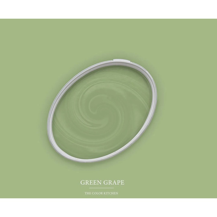 Vopsea lavabila de interior, The Color Kitchen, verde mat, 5L, acoperire superioara, rezistenta la abraziune umeda