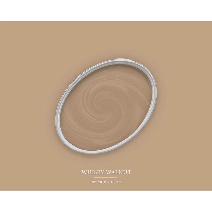 Vopsea lavabila de interior, The Color Kitchen, 2.5L, mat, maro, aplicare curata fara stropi