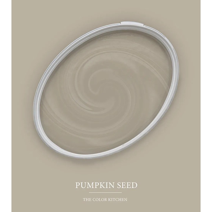 Vopsea lavabila de interior profesionala The Color Kitchen Colour, finisaj mat intens, opacitate intensiva clasa 1, rezistenta la abraziune clasa 2, fara solventi, low-splash, 5l, ideala pentru living, dormitor si spatii rustice/moderne, maro