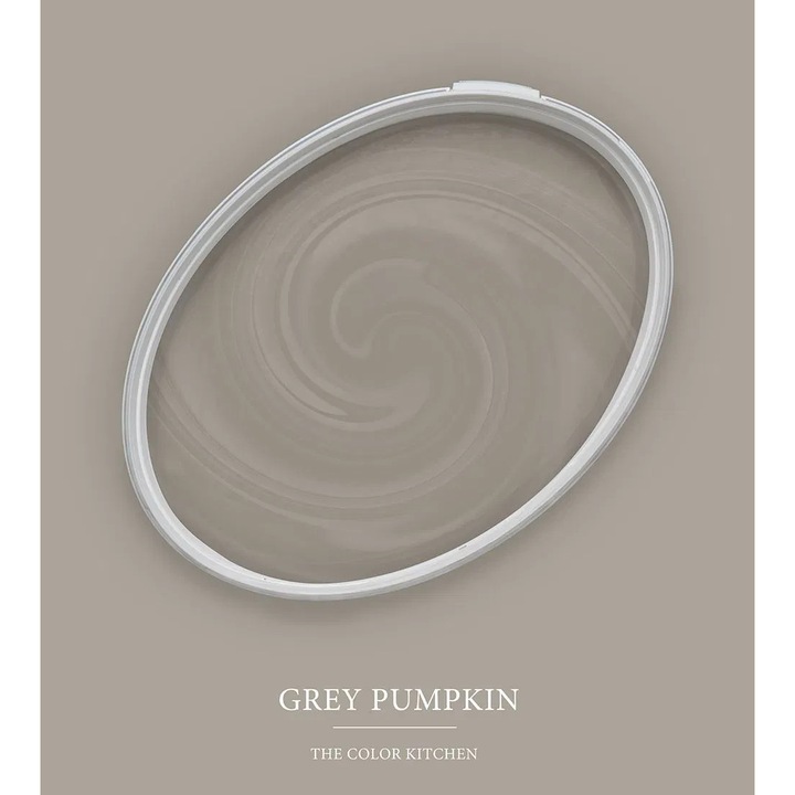 Vopsea lavabila de interior profesionala The Color Kitchen Colour, finisaj mat intens, opacitate intensiva clasa 1, rezistenta la abraziune clasa 2, fara solventi, low-splash, 2.5l, ideala pentru living, dormitor si spatii moderne, maro