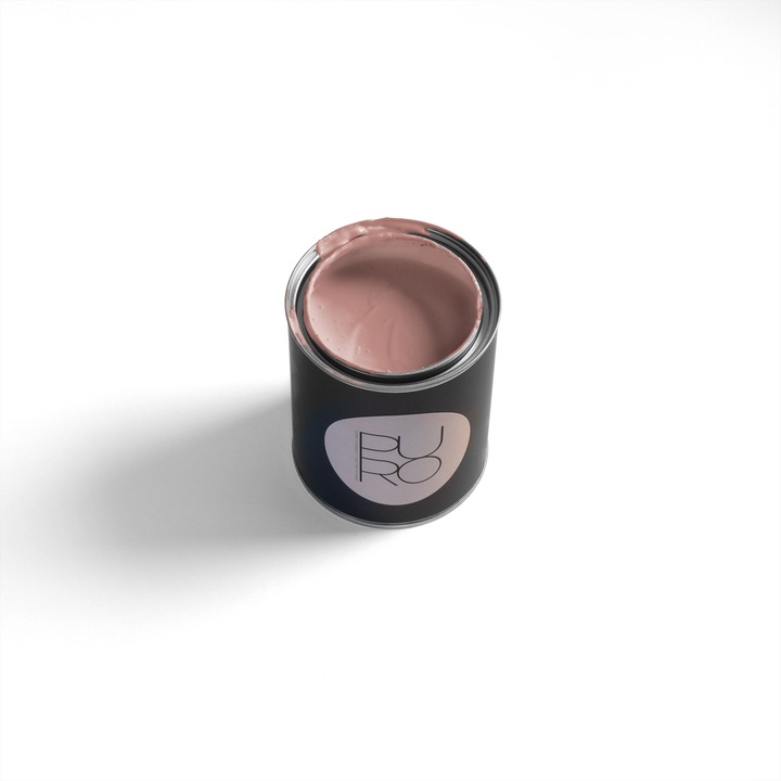 Vopsea lavabila de interior profesionala PURO Colour PURO, finisaj mat elegant, acoperire clasa 1, rezistenta la abraziune clasa 2, fara solventi, low-splash, 5l, ideala pentru living, bucatarie si accente, rosu