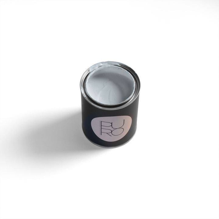 Vopsea lavabila de interior profesionala PURO Colour PURO, finisaj mat elegant, acoperire clasa 1, rezistenta la abraziune clasa 2, fara solventi, low-splash, 2.5l, ideala pentru living, dormitor si birou, albastru