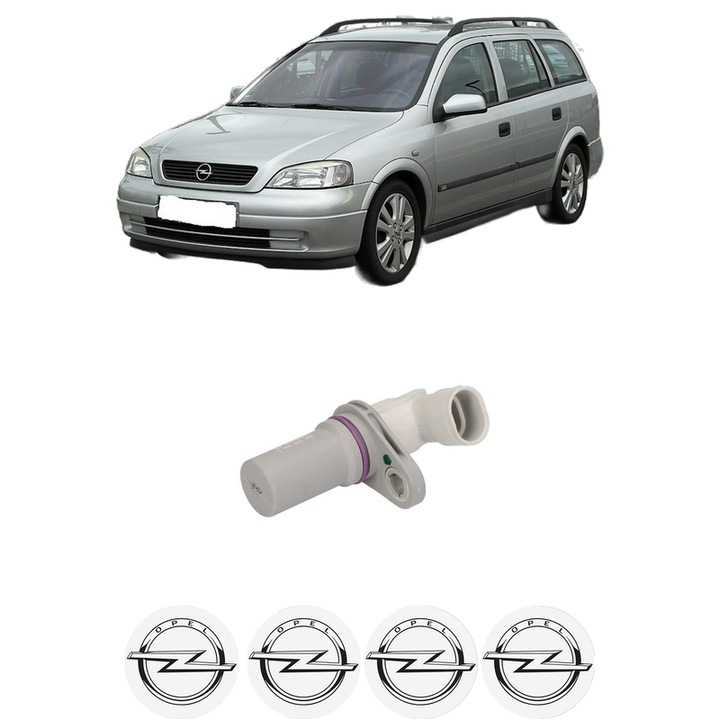 Senzor impulsuri arbore cotit OPEL ASTRA H Estate Van (L70) 1.9 CDTI 16V (L70) din 2004-2010 KW 88 CP 120 CMC 1910, pentru pornire auto, Bosch, 4x Stickere auto cu OPEL