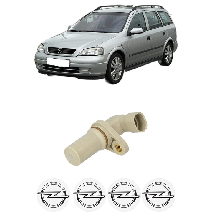 Senzor impulsuri arbore cotit OPEL ASTRA H Estate Van (L70) 1.9 CDTI (L70) din 2005-2010 KW 88 CP 120 CMC 1910, pentru pornire auto, Bosch, 4x Stickere auto cu OPEL