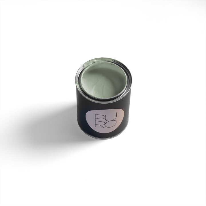 Vopsea lavabila de interior profesionala puro colour puro, finisaj mat elegant, acoperire clasa 1, rezistenta la abraziune clasa 2, fara solventi, low-splash, 2.5l, ideala pentru living, dormitor si birou, verde