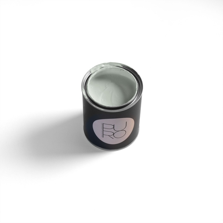 Vopsea lavabila de interior profesionala puro colour puro, finisaj mat elegant, acoperire clasa 1, rezistenta la abraziune clasa 2, fara solventi, low-splash, 5l, ideala pentru living, dormitor si birou, verde