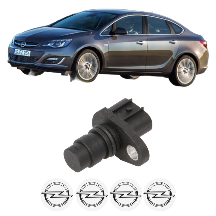 Senzor impulsuri arbore cotit OPEL ASTRA J Saloon 1.7 CDTI (69) din 2012-2015 KW 96 CP 131 CMC 1686, pentru pornire auto, Bosch, 4x Stickere auto cu OPEL