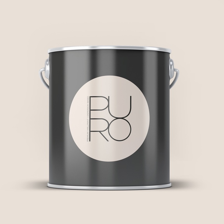 Vopsea lavabila profesionala The Color Kitchen PURO Colour, vopsea mata pe baza de dispersie fara solventi, acoperire 8–10 m² per strat, rezistenta la spalare si uzura, pentru pereti interiori din beton, gips-carton sau tencuiala, 5 L, crem