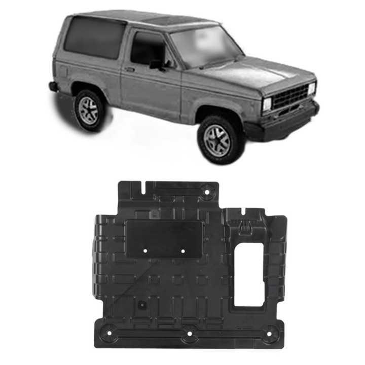 Scut motor FORD USA BRONCO din 2020, protectie auto, plastic, 4x Stickere auto cu FORD USA