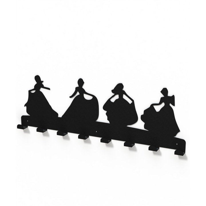 Cuier metalic VALS -model 4086 Negru