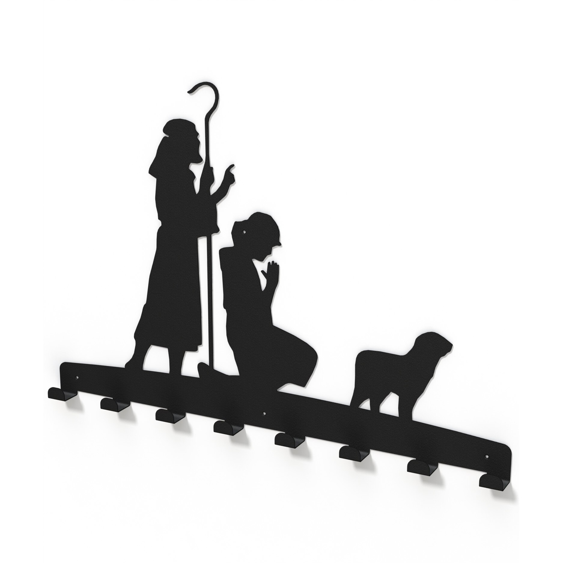 Cuier metalic BIBLIC -model 4082 Negru