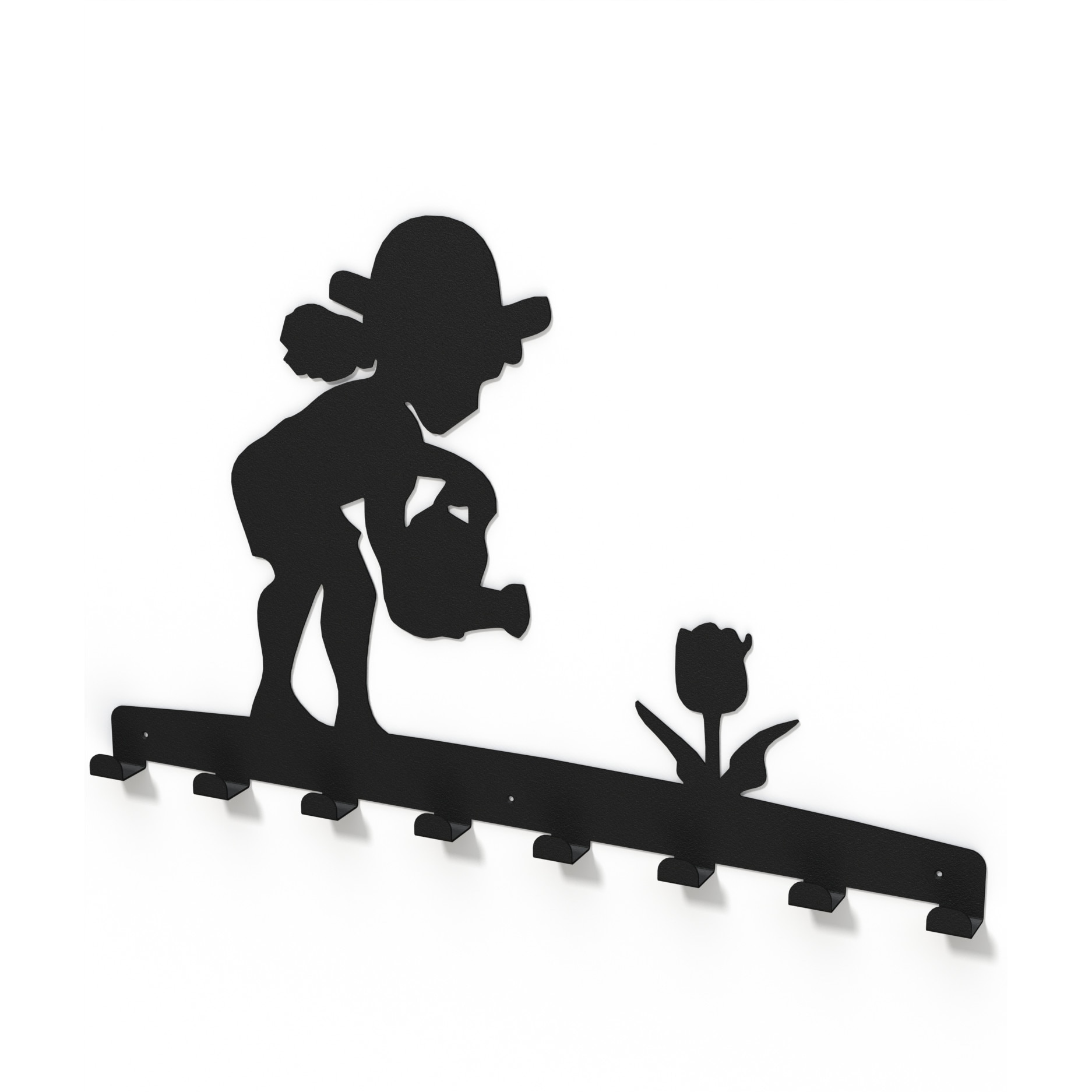 Cuier metalic FETITA cu STROPITOARE-model 4092 Negru