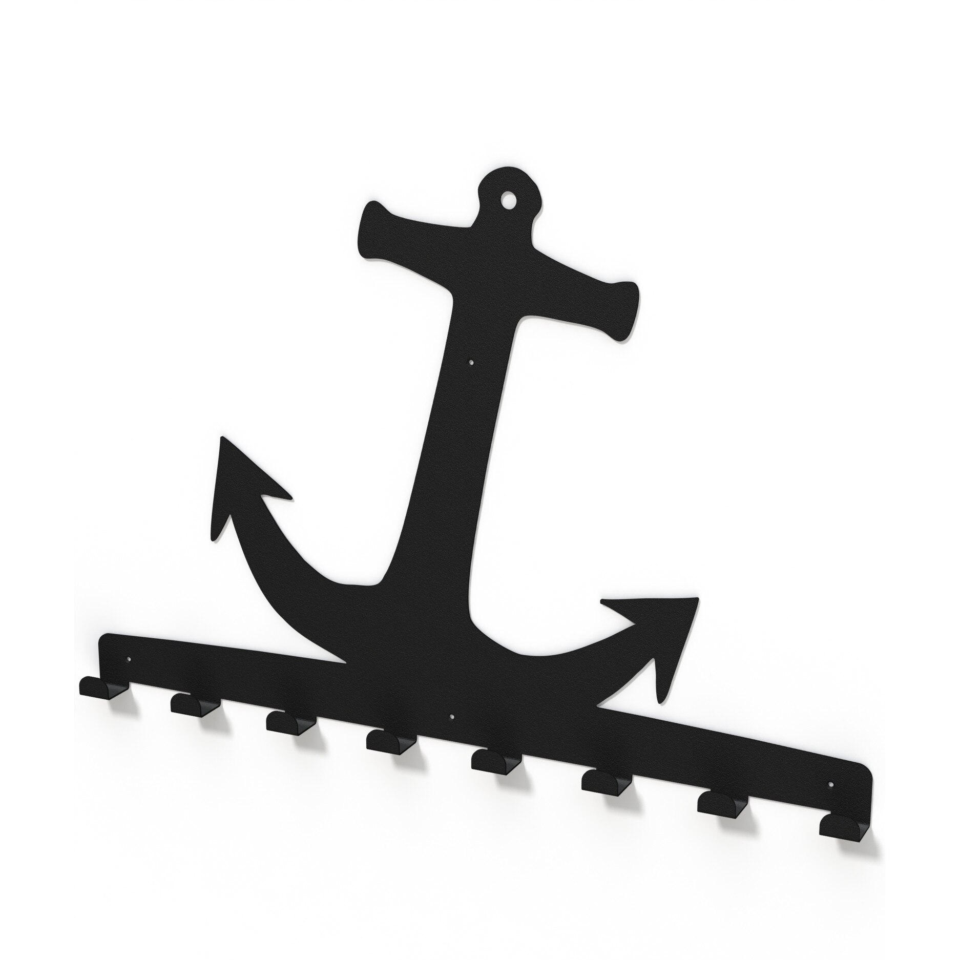 Cuier metalic ANCORA -model 4056 Negru