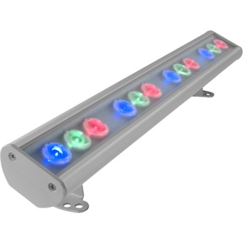 Proiector lumini LED de tip bara, de interior,12 led RGB x 1 W, DMX, ARCMASTER, Music & Lights Proiector lumini LED de tip bara, de interior,12 led RGB x 1 W, DMX, ARCMASTER, Music & Lights