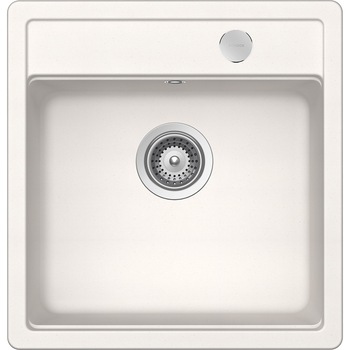 Chiuveta granit Schock Mono N-100S Polaris Cristadur 490 x 510 mm cu Sifon Automat, adancime cuva 180 mm, montare pe blat Chiuveta granit Schock Mono N-100S Polaris Cristadur 490 x 510 mm cu Sifon Automat, adancime cuva 180 mm, montare pe blat