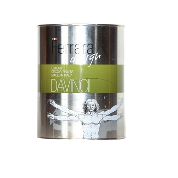 Vopsea decorativa Davinci Golden Rain ,Ferrara Design, pe baza de apa, pentru interior, 1 L Vopsea decorativa Davinci Golden Rain ,Ferrara Design, pe baza de apa, pentru interior, 1 L