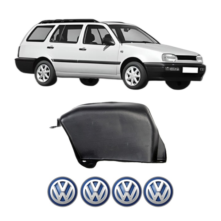 Scut motor Volkswagen GOLF III Variant (1H5) din 1993-1999, protectie auto, plastic, 4x Stickere auto cu Volkswagen