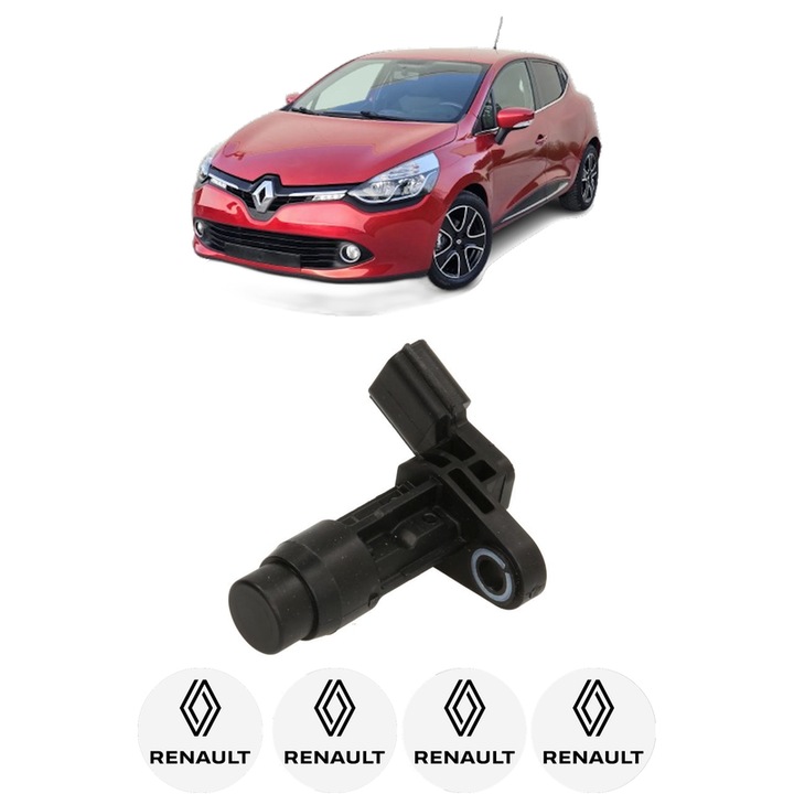 Senzor impulsuri arbore cotit RENAULT CLIO IV Hatchback Van (BH_) 0.9 TCe 90 din 2014-2021 KW 66 CP 90 CMC 898, pentru pornire auto, Bosch, 4x Stickere auto cu RENAULT